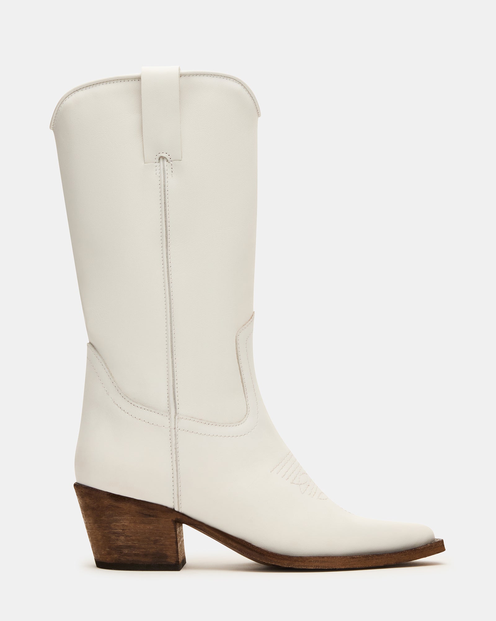 WHITE LEATHER