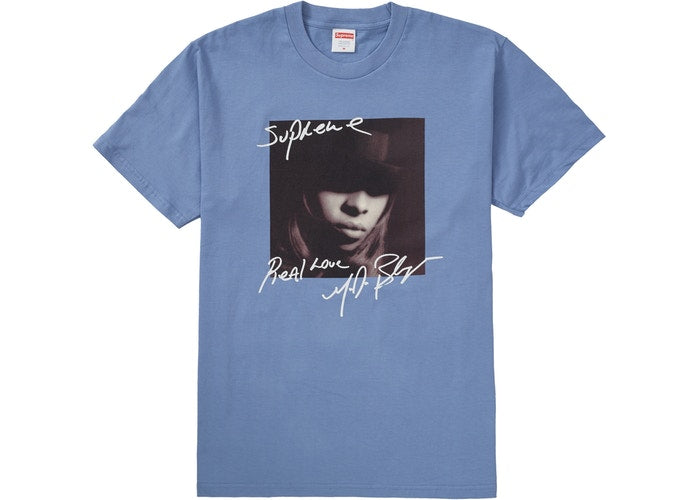 Supreme Mary J. Blige Slate T-Shirt - Official Merchandise for Music Fans & Streetwear Enthusiasts - Perfect for Concerts, Casual Wear & Hip-Hop Fashion