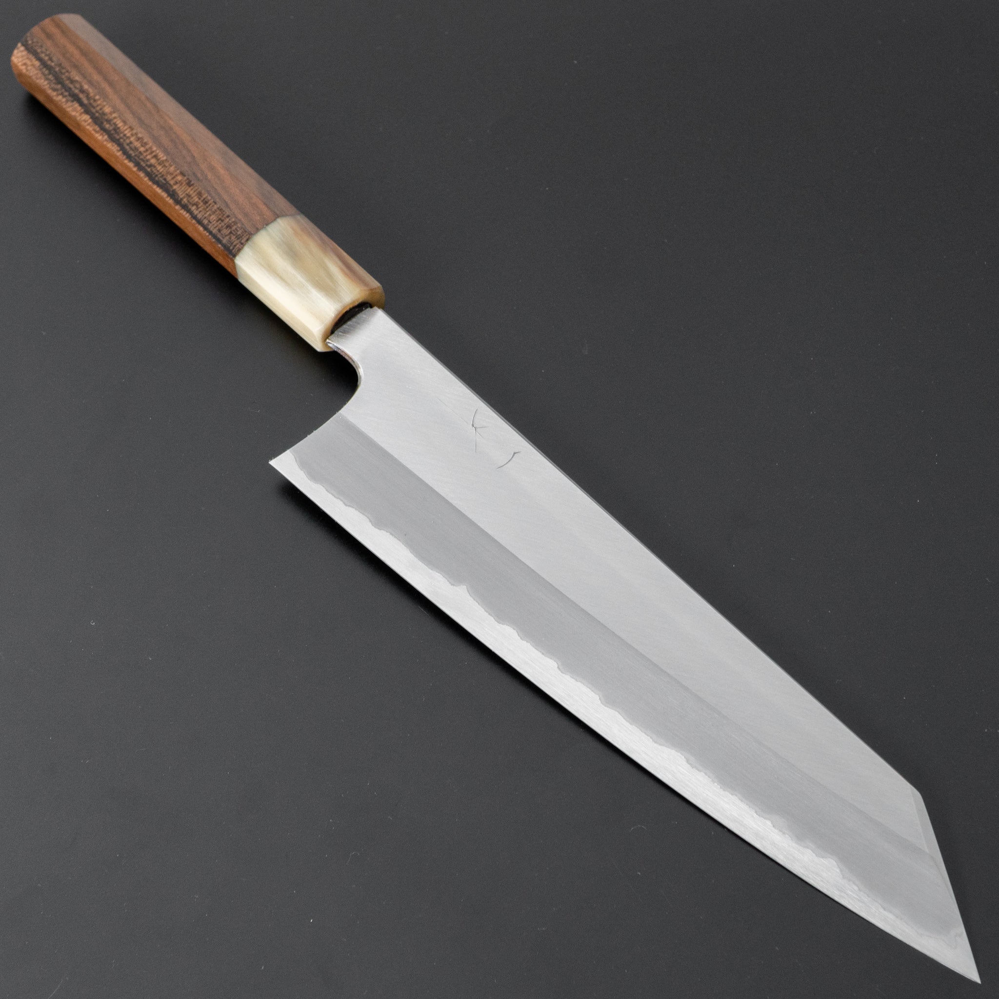 Hitohira Togashi White #1 Stainless Clad Migaki Kiritsuke Gyuto 240mm Ziricote Handle - Premium Japanese Chef Knife for Sushi, Sashimi & Meat Cutting - Perfect for Professional Chefs & Home Cooking