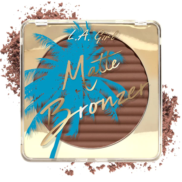 L.A. GIRL Matte Bronzer Powder - Contour & Highlight Makeup for Natural Sun-Kissed Glow | Perfect for Everyday Wear & Special Occasions
