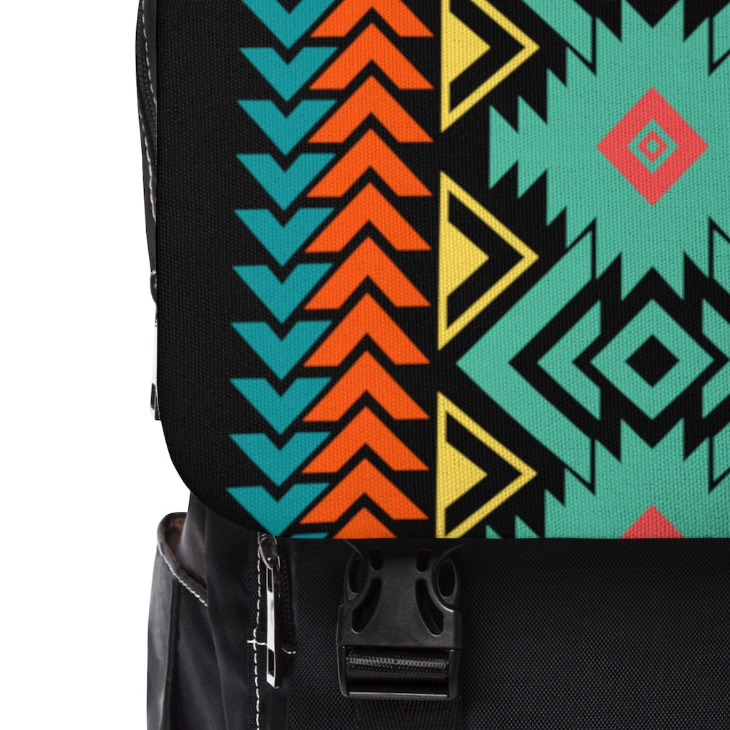 Stylish Southwestern Backpack for Men & Women - Lightweight Casual Shoulder Bag for Travel, Hiking & Daily Use