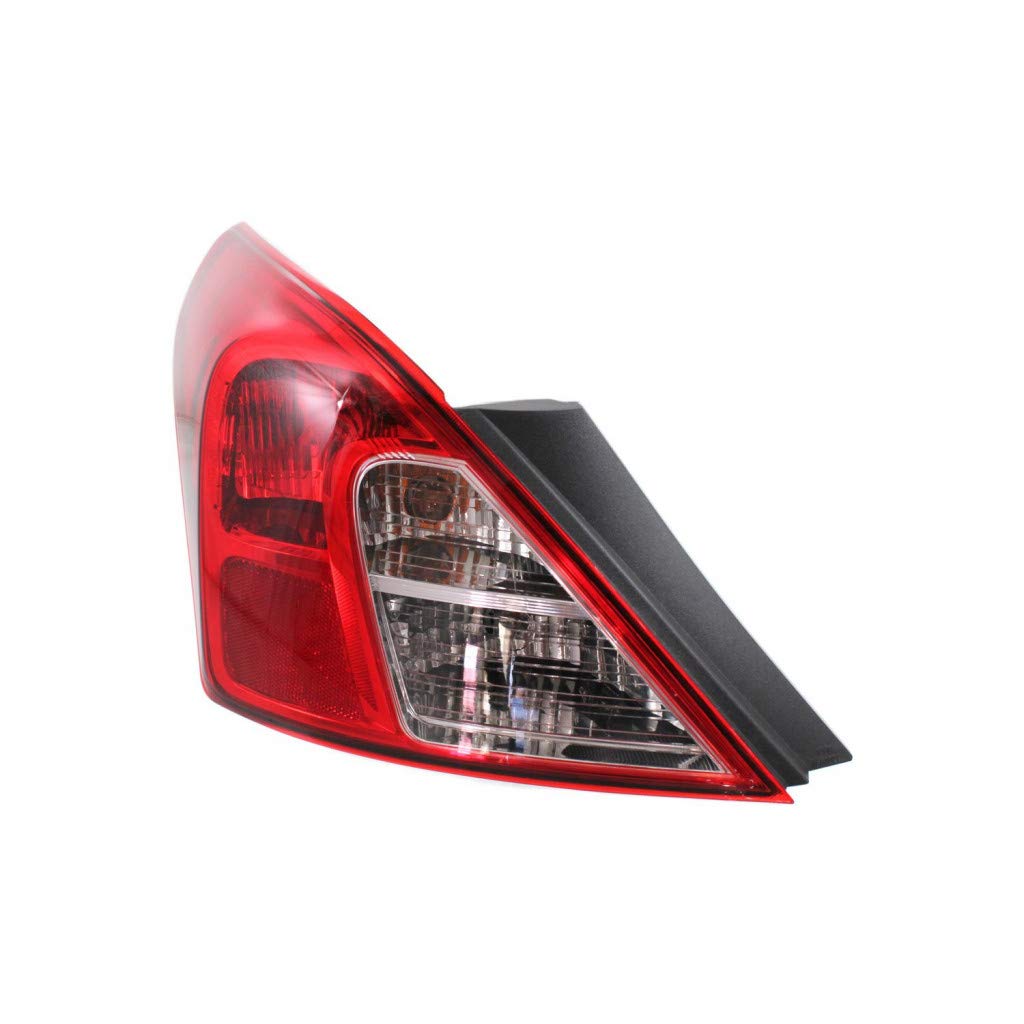2012-2019 Nissan Versa Tail Light Assembly Pair - Driver & Passenger Side with Bulbs, CAPA Certified (NI2800194 + NI2801194) | Perfect Fit for 26555-3AN0A Sedan Models | Enhances Safety & Style for Night Driving and Parking