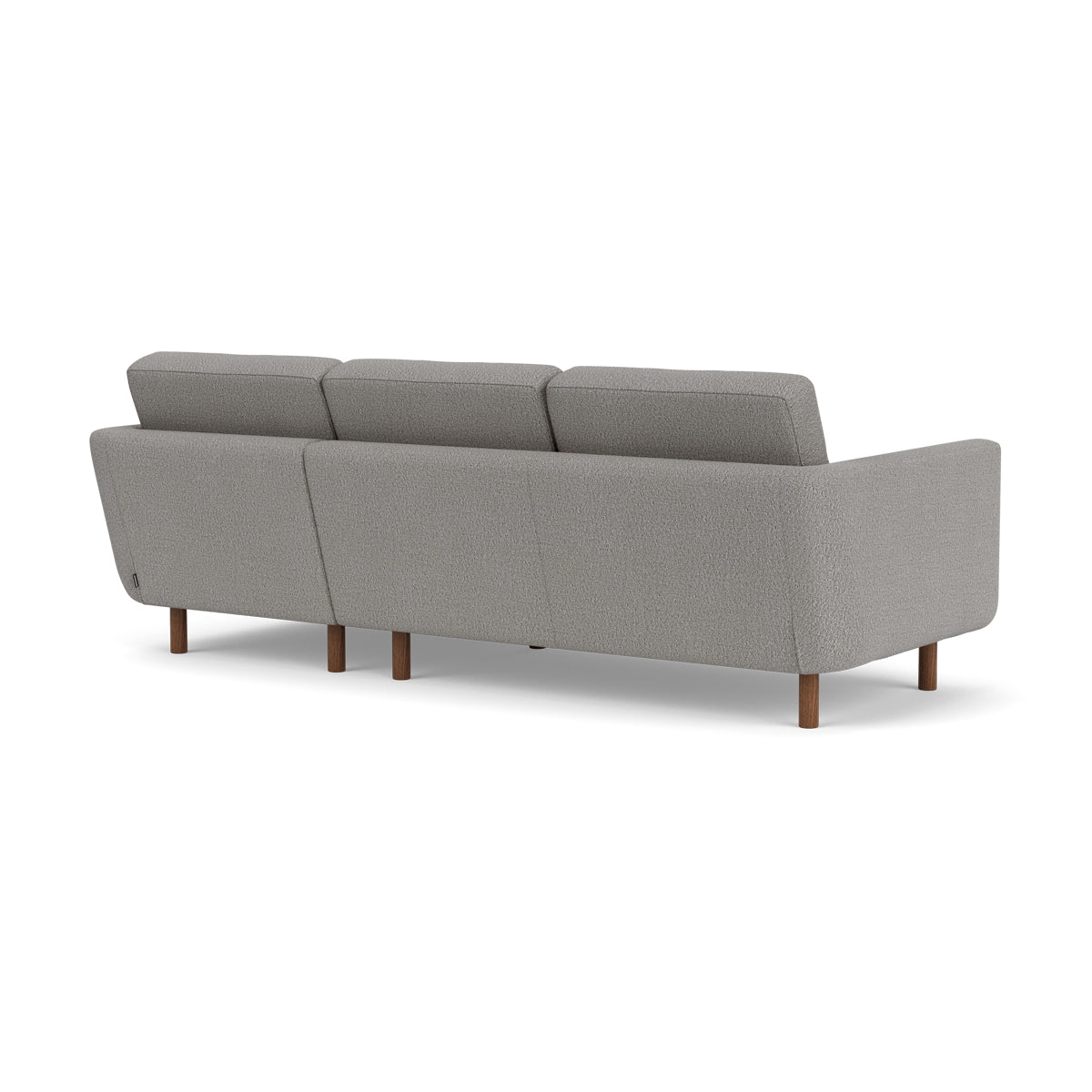 Luxury Conrad Boucle Right Chaise Sofa - Modern Upholstered Sectional Couch for Living Room, Lounge & Home Theater | Soft Chenille Fabric, Comfortable Seating for Family & Guests