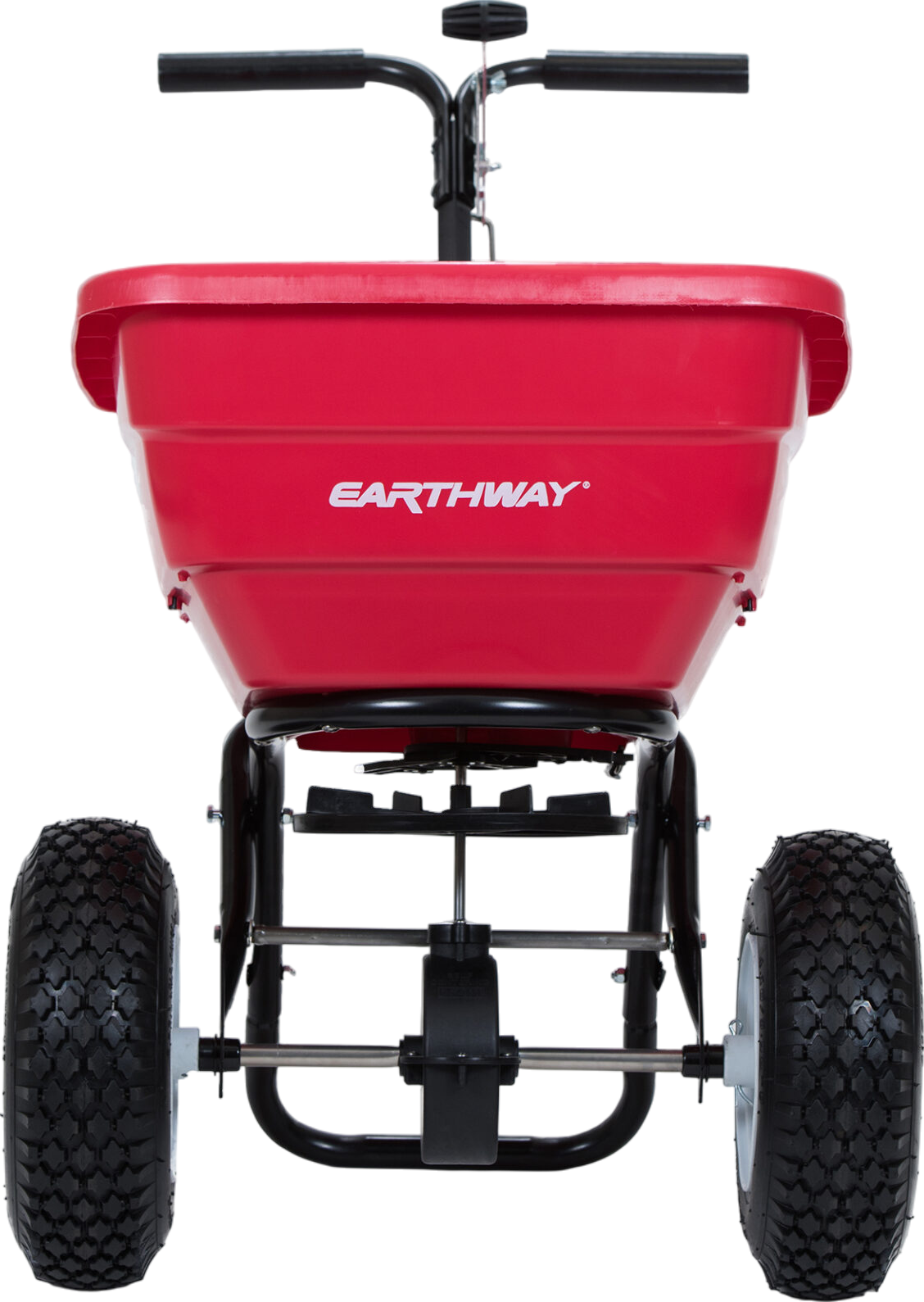 Earthway F80 80 Lbs Broadcast Spreader with Standard Output Tray & Flex Select - Lawn Fertilizer Spreader for Grass Seed, Salt, Ice Melt - Perfect for Large Yards, Golf Courses, Commercial Landscaping