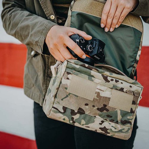 Domke F 5XB Camouflage Shoulder Bag & Belt Bag - Durable Camera Bag for Photographers - Perfect for Outdoor Shooting, Travel & Everyday Use