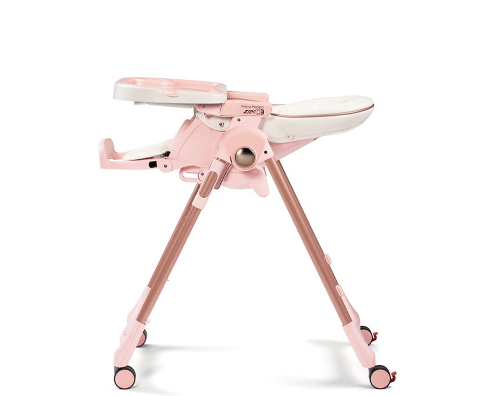 Peg Perego Prima Pappa Zero 3 High Chair for Babies - Adjustable Infant Feeding Seat with Removable Tray - Perfect for Home Dining & Weaning (Blue)