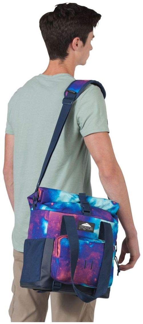 JanSport Chill Break Cooler Backpack - Insulated Lunch Bag for Work, School & Outdoor Adventures | Outer Space Design | Keeps Food & Drinks Cold for Hours
