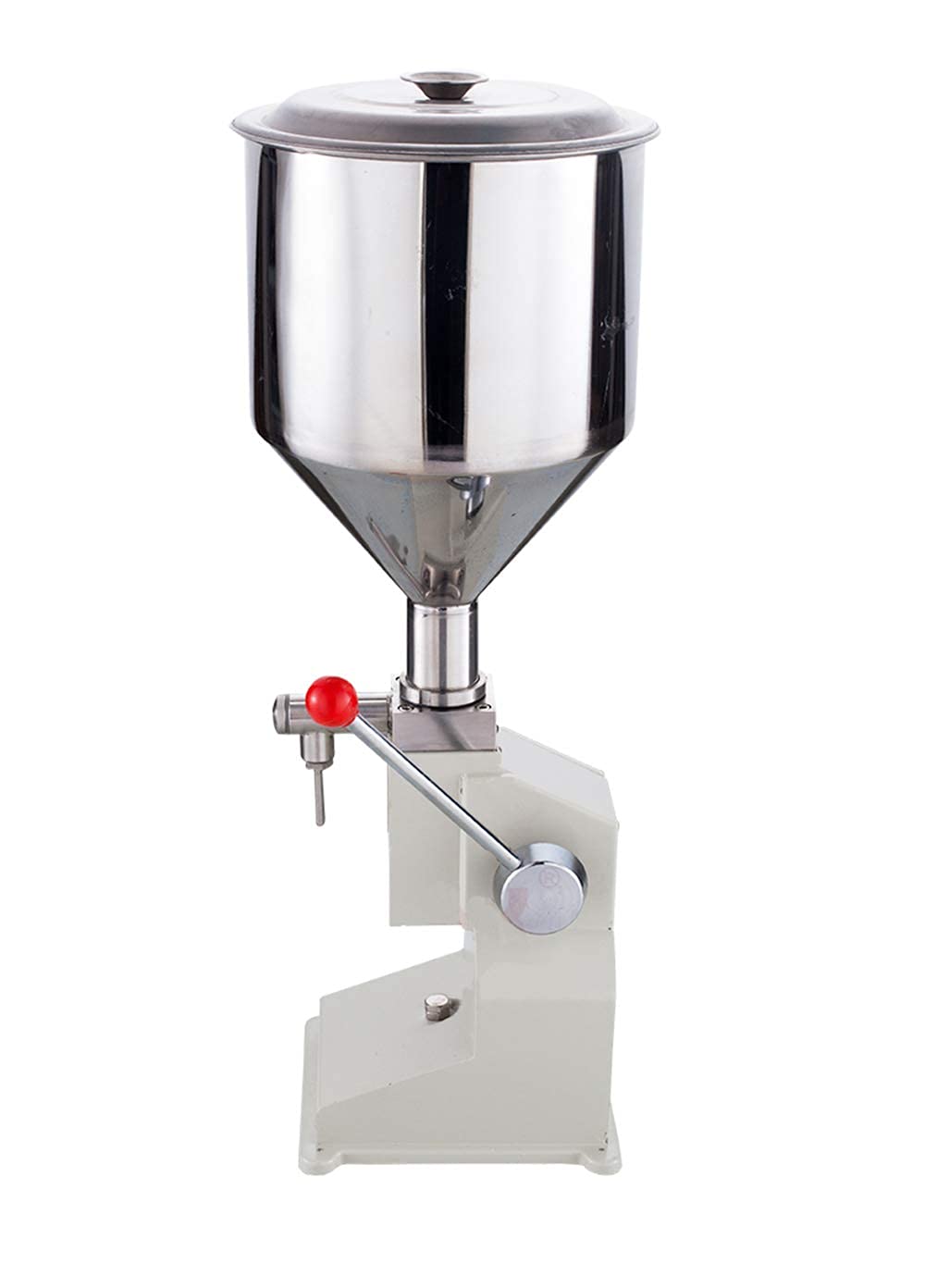 INTBUYING A03 Manual Liquid Filling Machine - Stainless Steel Bottle Filler for Cream, Paste, Shampoo & Cosmetics (5-50ml) | Perfect for Small Batch Production, DIY Beauty Products & Home Businesses
