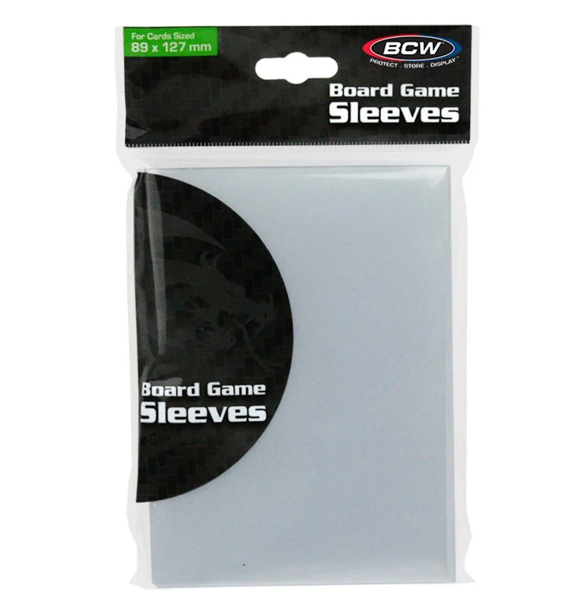 BCW 89x127mm Premium Card Sleeves for Board Games - Protect Your Trading Cards, MTG, Pokemon & Collectible Card Games (100 Pack)