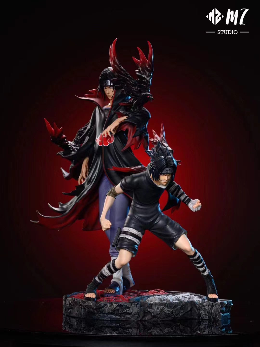 MZ Studio Naruto Sasuke & Itachi Uchiha Anime Action Figures - Perfect for Collectors, Fans, and Home Decor