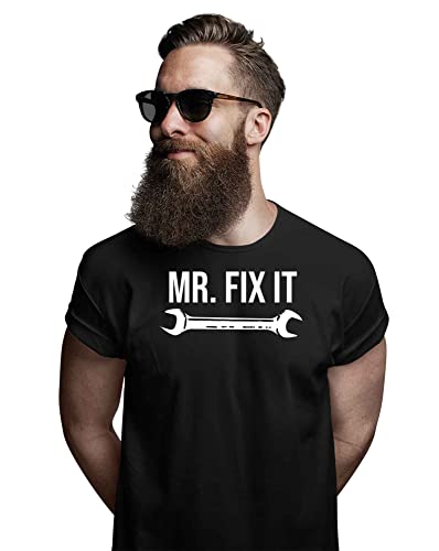 Mr. Fix It Funny Men's T-Shirt - Humorous Handyman Gift for Dad, Husband - Perfect for DIY Projects, Father's Day & Casual Wear