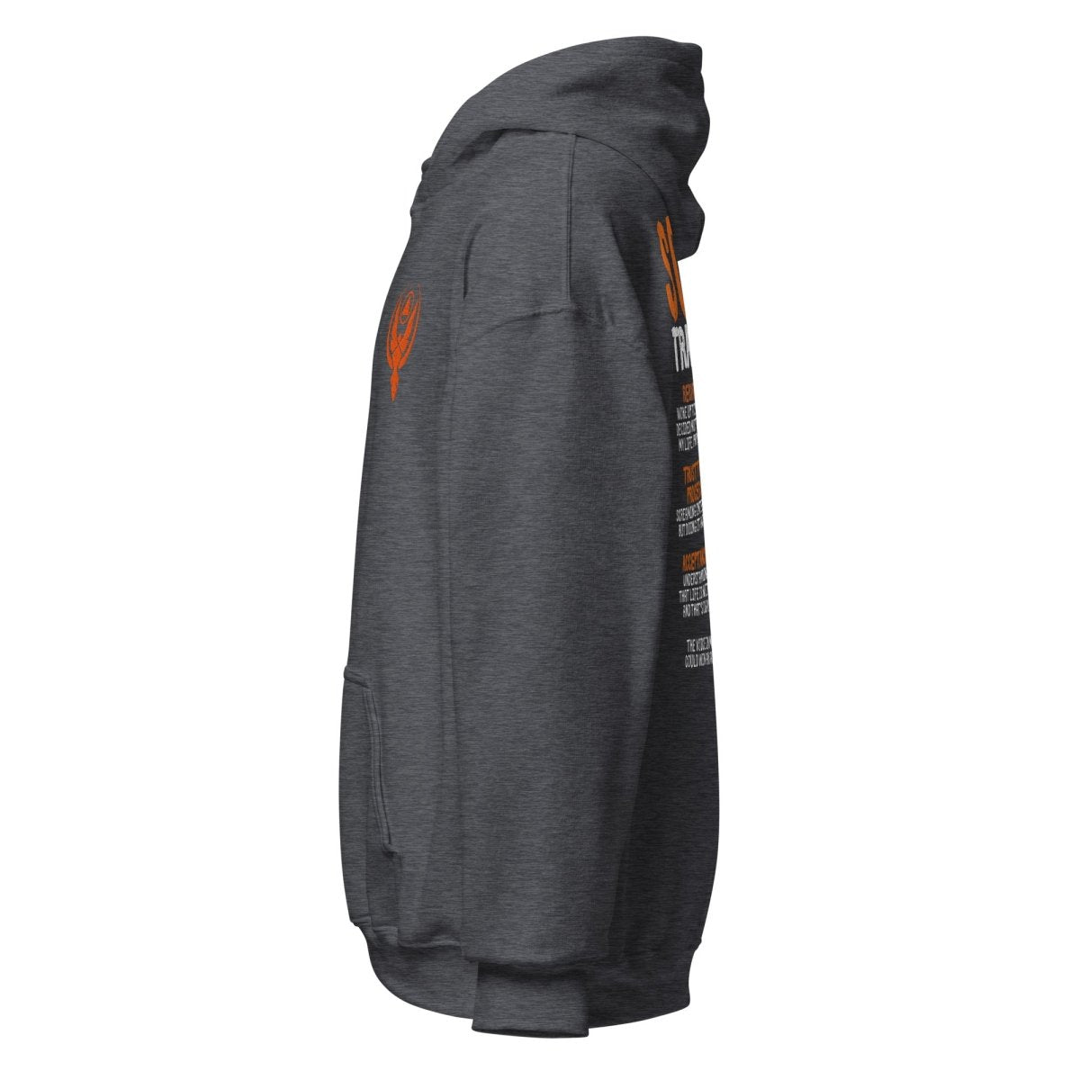 Sober Translations Volume 4 Hoodie - Phoenix Embroidered Front & Back Print Sweatshirt | Streetwear Fashion for Men & Women | Gym, Casual Outfit, Everyday Wear