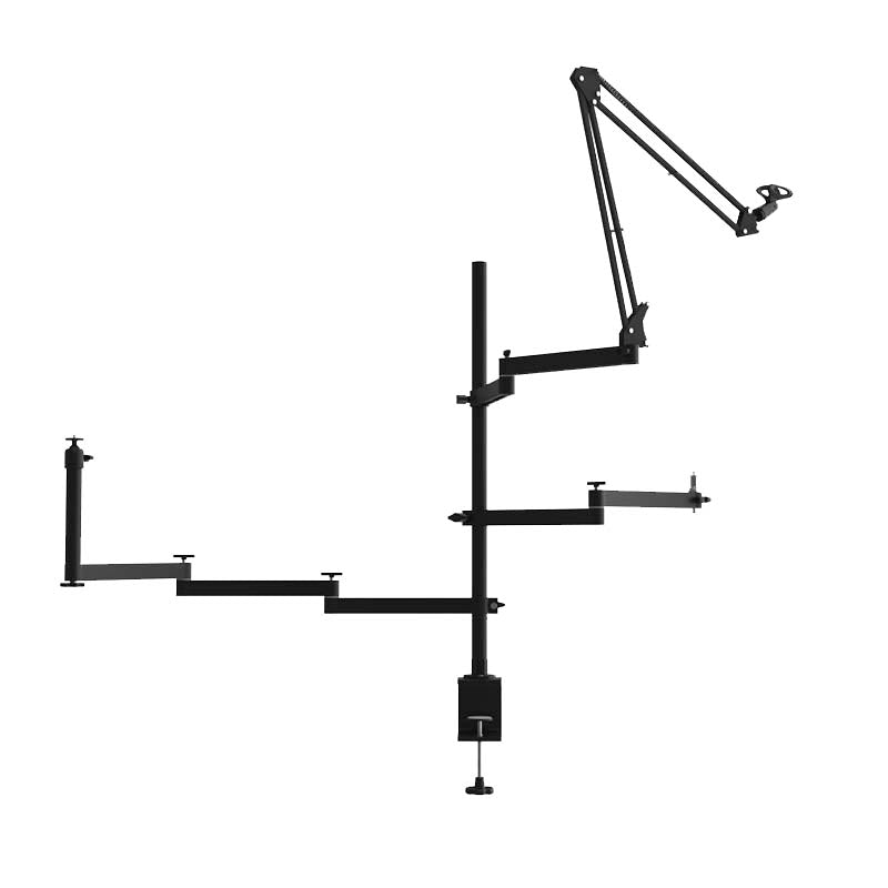 3-Arm Table Stand Gear Tree - Durable & Adjustable Organizer for Headphones, VR Headsets & Gaming Accessories - Perfect for Home, Office & Gaming Setup