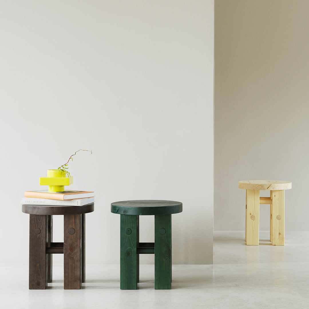 Modern Scandinavian FYR Stool by Normann Copenhagen - Minimalist Bar Stool for Kitchen, Dining Room & Lounge Decor