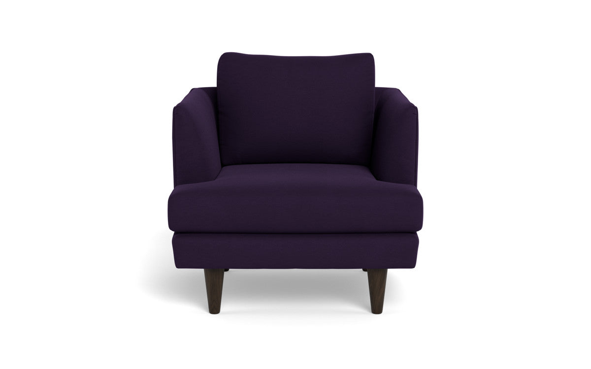 Rainey 35 Armchair - Modern Accent Chair for Living Room, Bedroom & Office - Comfortable Upholstered Lounge Chair with Wooden Legs - Perfect for Reading, Relaxing & Home Decor