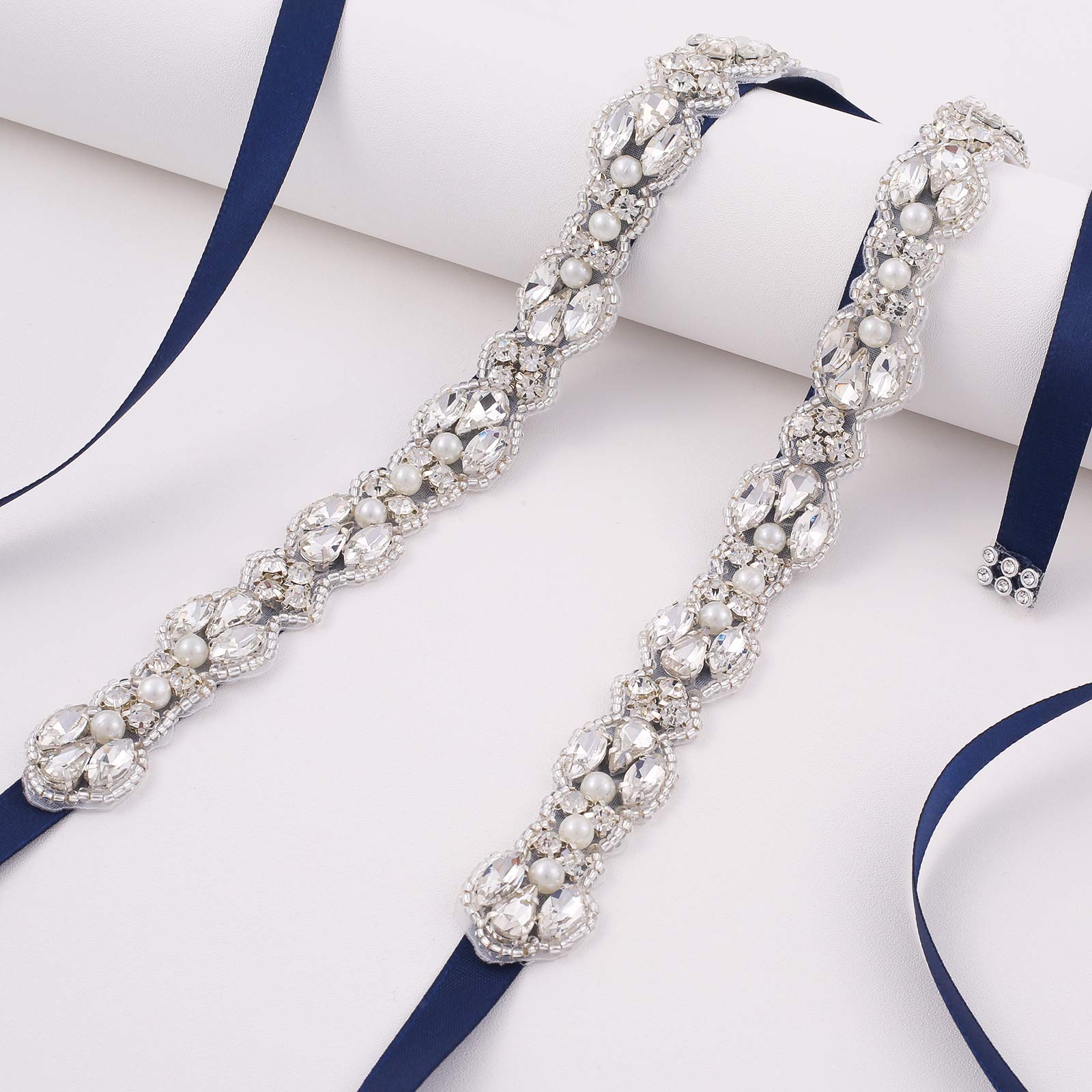 Elegant Rhinestone Wedding Sash Belt for Women - Sparkling Crystal Bridal Belt for Evening Dresses, Prom, Party & Special Occasions - Perfect for Bridal Showers, Weddings, and Formal Events