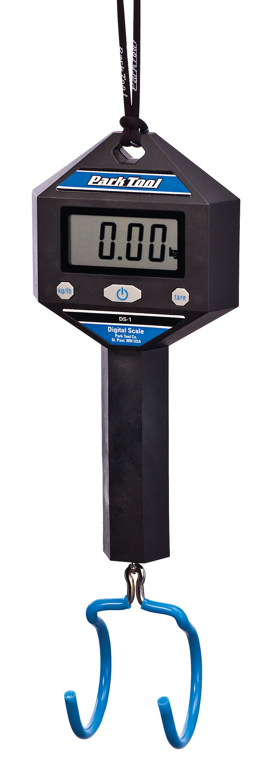 Park Tool DS-1 Digital Scale - Precision Bike Scale for Cycling, MTB & Road Bikes - Digital Weight Scale for Bike Parts, Components & Accessories - Perfect for Workshop, Home Garage & Cycling Enthusiasts