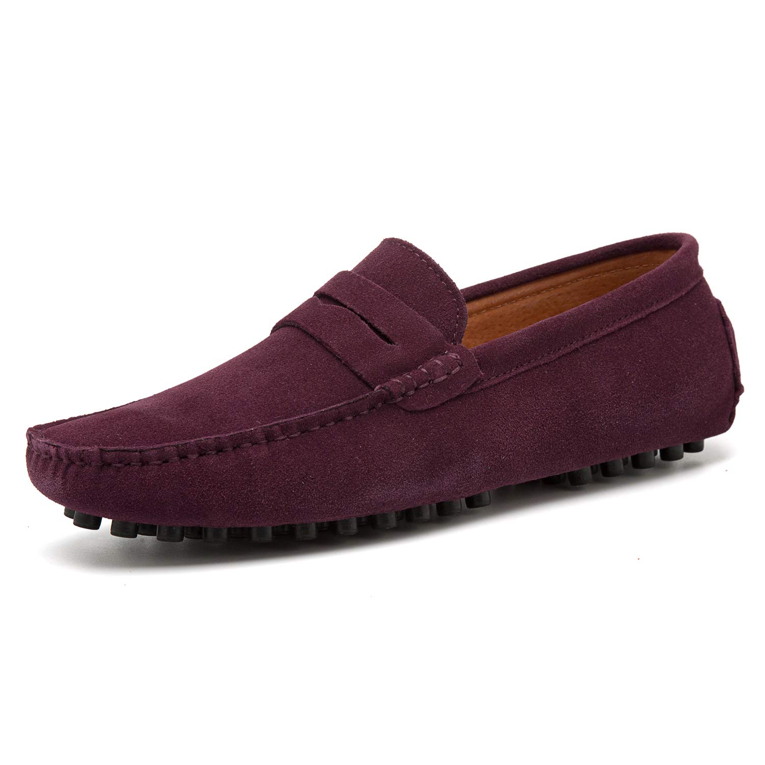 Go Tour Men's Penny Loafers - Comfortable Moccasin Driving Shoes for Business Casual & Boat Shoes for Outdoor Walking | Slip-On Flats for Office, Travel & Daily Wear