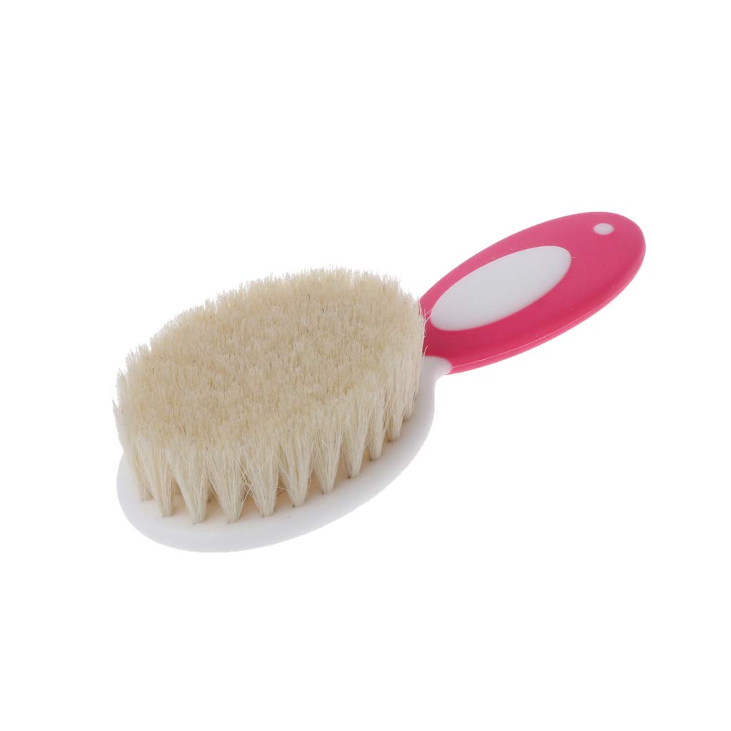 Easy-Carry Handle Baby Hairbrush & Comb Set - Newborn & Infant Head Massager for Gentle Bath & Scalp Care | Perfect for Kids' Daily Grooming & Relaxation