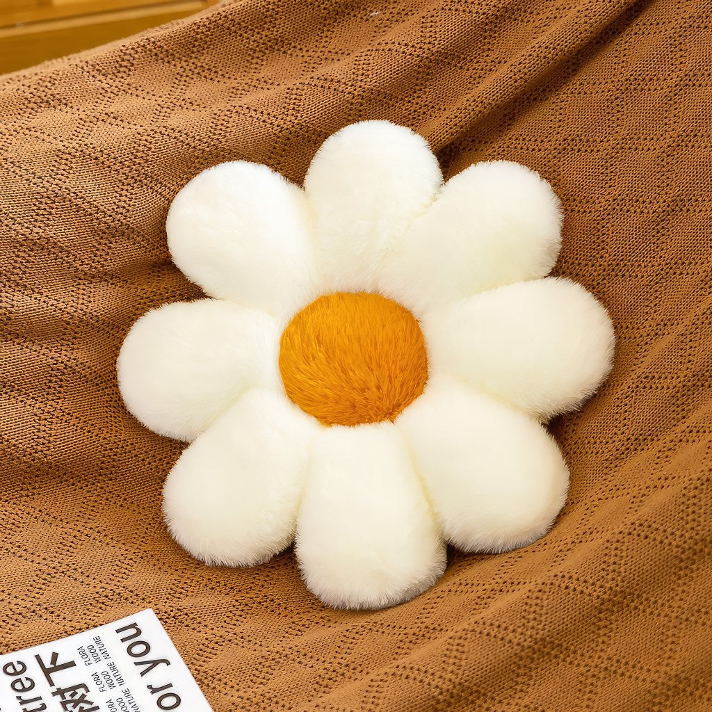Soft Furry Flower Fall Plush Pillow - Cozy Decorative Cushion for Bed, Sofa, and Home Decor | Perfect for Relaxing, Lounging, and Adding a Touch of Warmth to Any Room