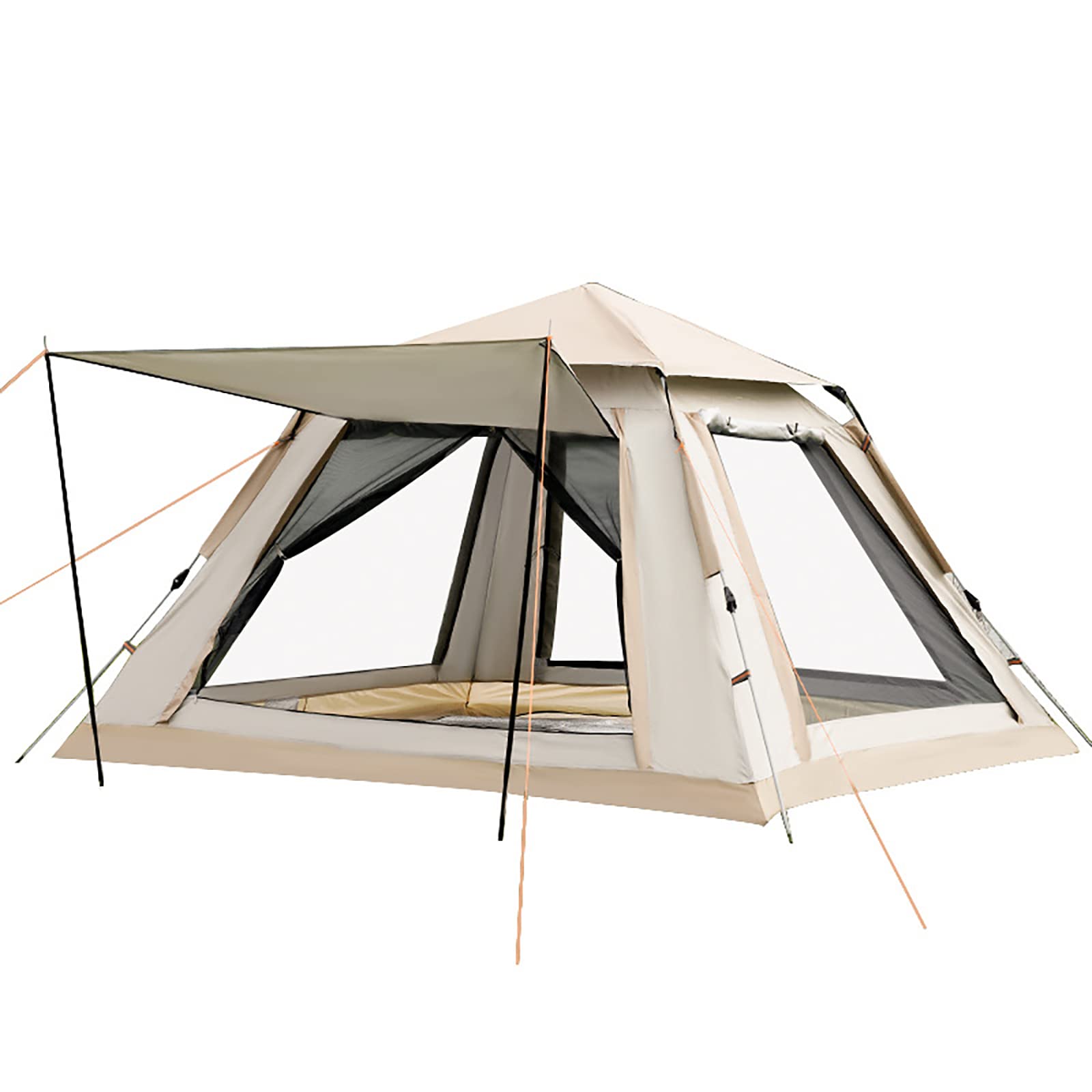 **Waterproof & Windproof Camping Tent - Instant Pop Up Dome Tent for Family, Outdoor, Festivals | Lightweight & Durable Tunnel Tent with Tarpaulin for Hiking, Backpacking & Beach Trips**