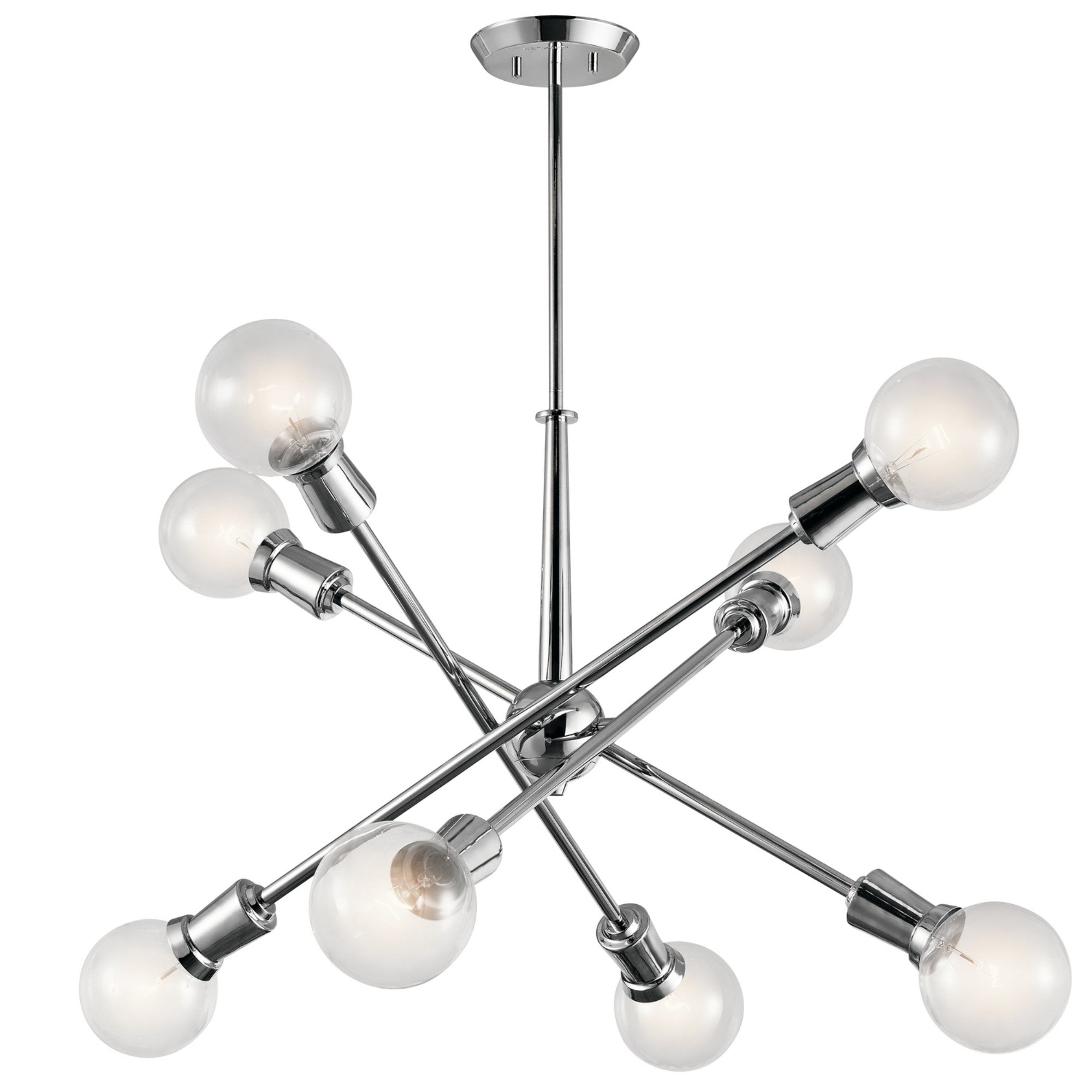 Armstrong Chandelier - Modern Crystal Ceiling Light Fixture for Dining Room & Living Room | Elegant Lighting Decor for Home & Wedding