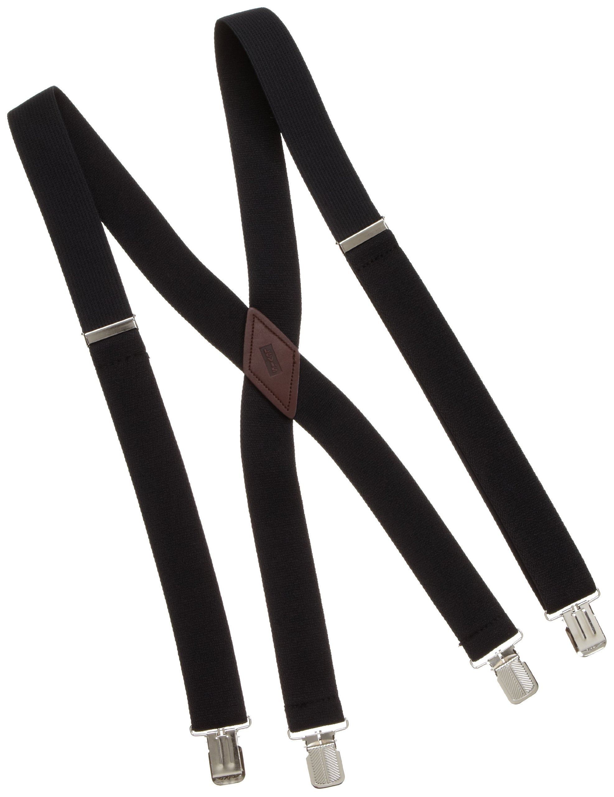 Levi's Men's Big & Tall Adjustable Terry Suspenders - Comfortable Stretch Suspenders for Work & Casual Wear - Perfect for Office, Uniforms & Formal Events