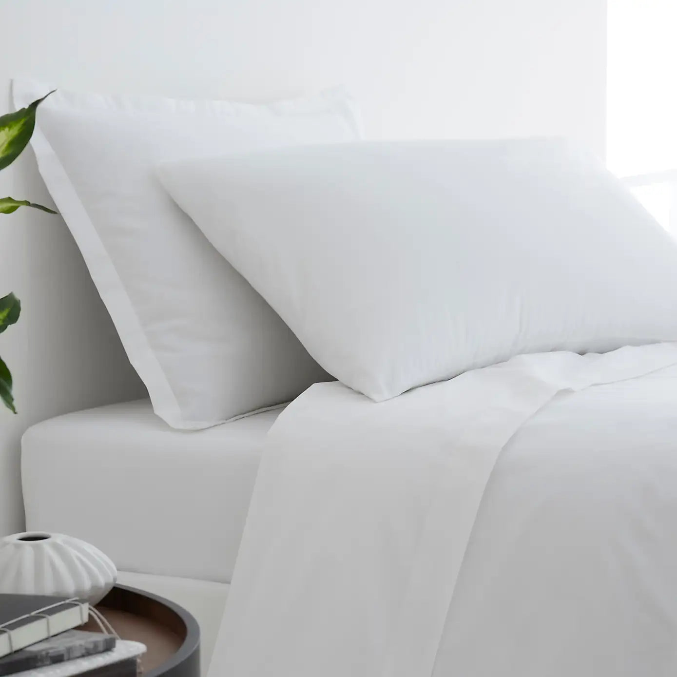 Premium Riggs Infinity Cotton Duvet Cover - Soft & Breathable White Bedding Set for Queen/King Size - Perfect for Cozy Bedrooms, Guest Rooms & Luxury Hotels