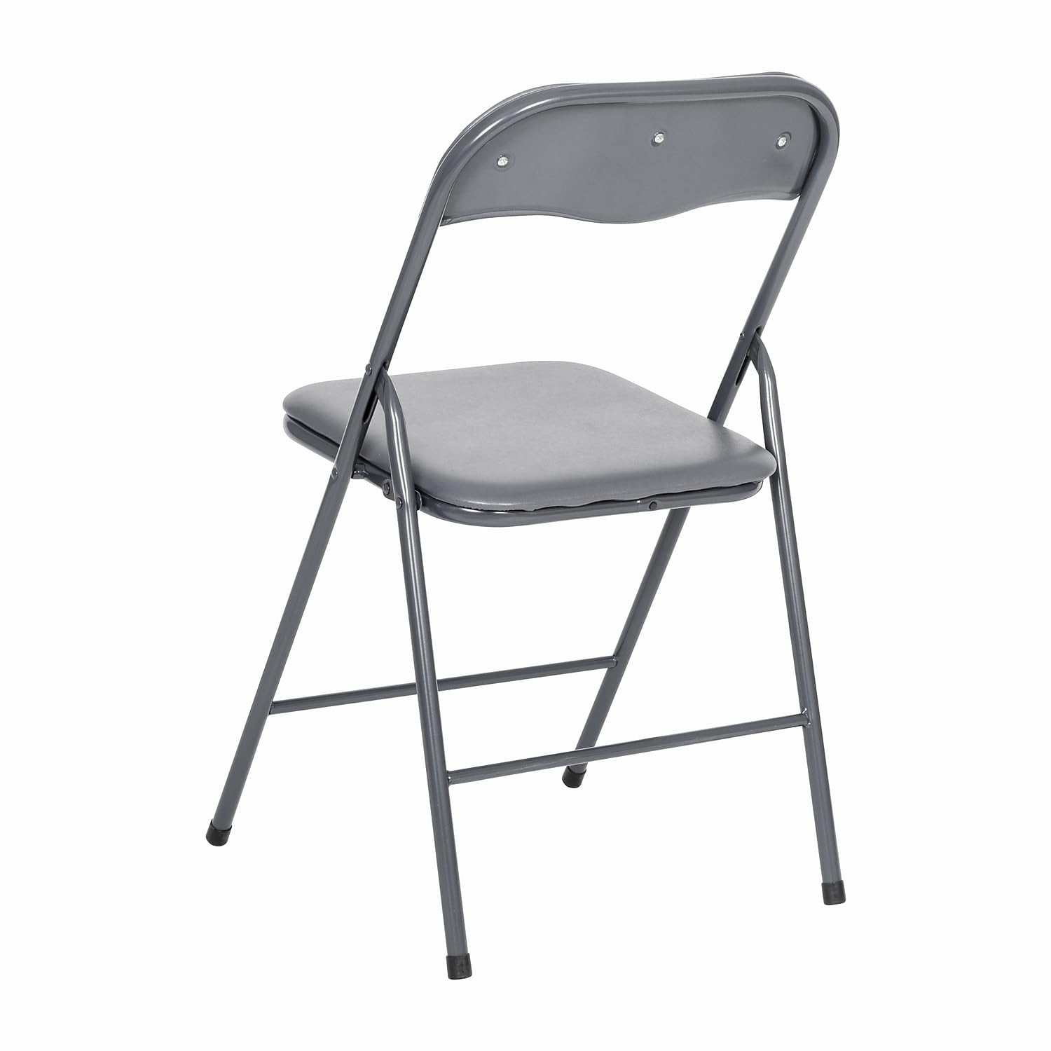 Flash Furniture Madison 5-Piece Folding Card Table and Chairs Set - Portable Indoor/Outdoor Event Furniture for Parties, Picnics & Game Nights (Gray)