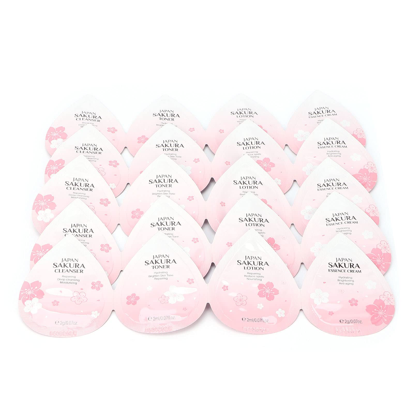 20Pcs Skin Beauty Care Kit - Mini Hydrating Moisturizing Anti-Aging Cleansing Repairing Cream for Women | Daily Facial Care & Travel Skincare Essentials