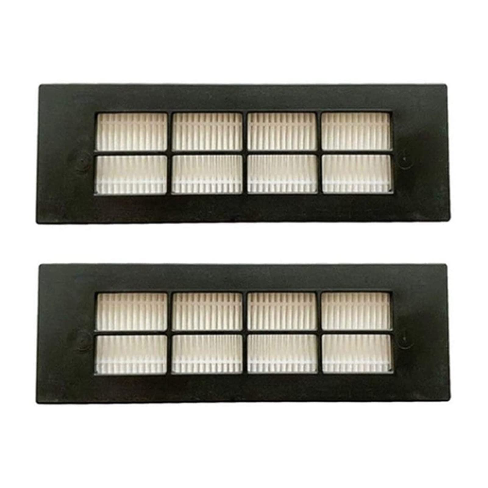 JUSTPENGHUI 2-Pack 3090 Series Vacuum Cleaner Replacement Filters - Compatible with Conga Robotic Vacuum Cleaners (Black) | High-Efficiency Dust & Allergen Capture for Pet Hair, Hardwood Floors & Carpets