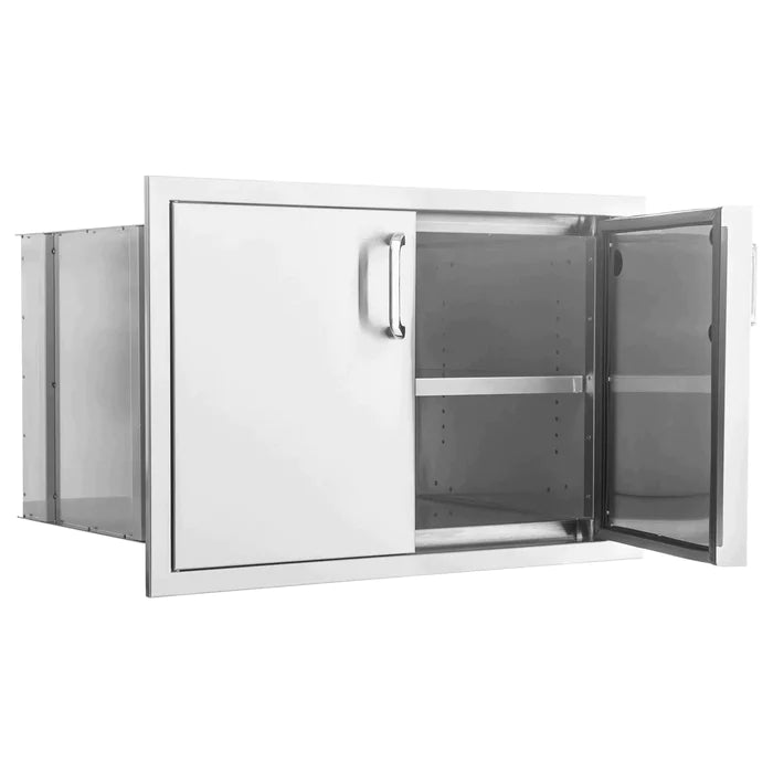 NorCal 260 Series 32 Inch Sealed Dry Storage Pantry Cabinet with Adjustable Shelf - Perfect for Kitchen, Pantry Organization & Food Storage