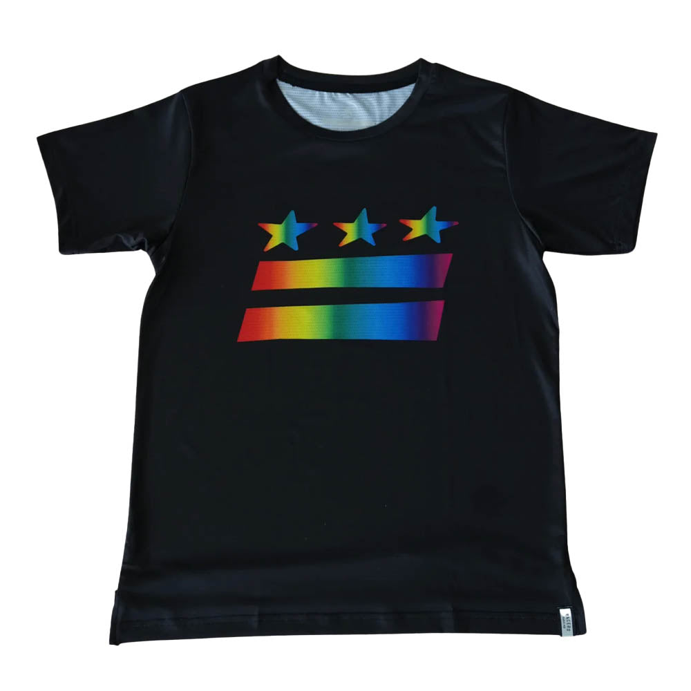 Men's Sunset Pride T-Shirt with SPF 24 Sun Protection - Perfect for Beach, Pride Events & Summer Outings