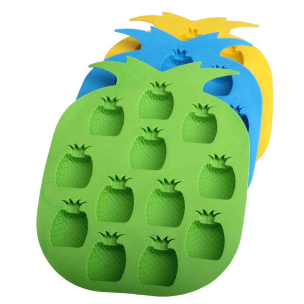 Premium Silicone Chocolate Mold Tray - 2 Pack Pineapple Ice Cube Molds for DIY Frozen Treats, Pudding & Jelly Candy | Perfect for Birthday Parties, Baby Showers & Holiday Desserts