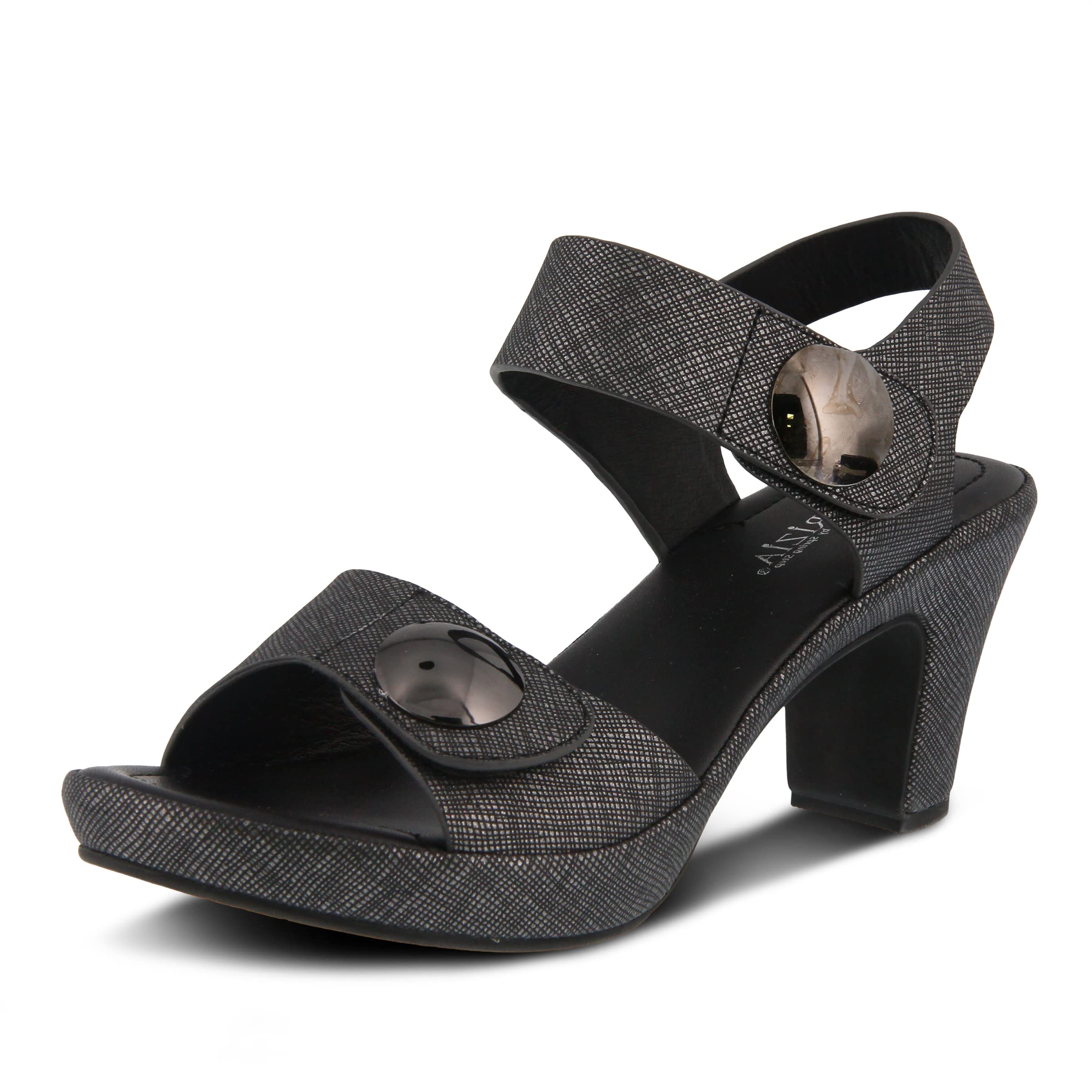 PATRIZIA Spring Step Dade Women's Casual Platform Sandals - Slip-On Hook & Loop Comfortable Ladies Sandals for Walking, Beach, and Everyday Wear