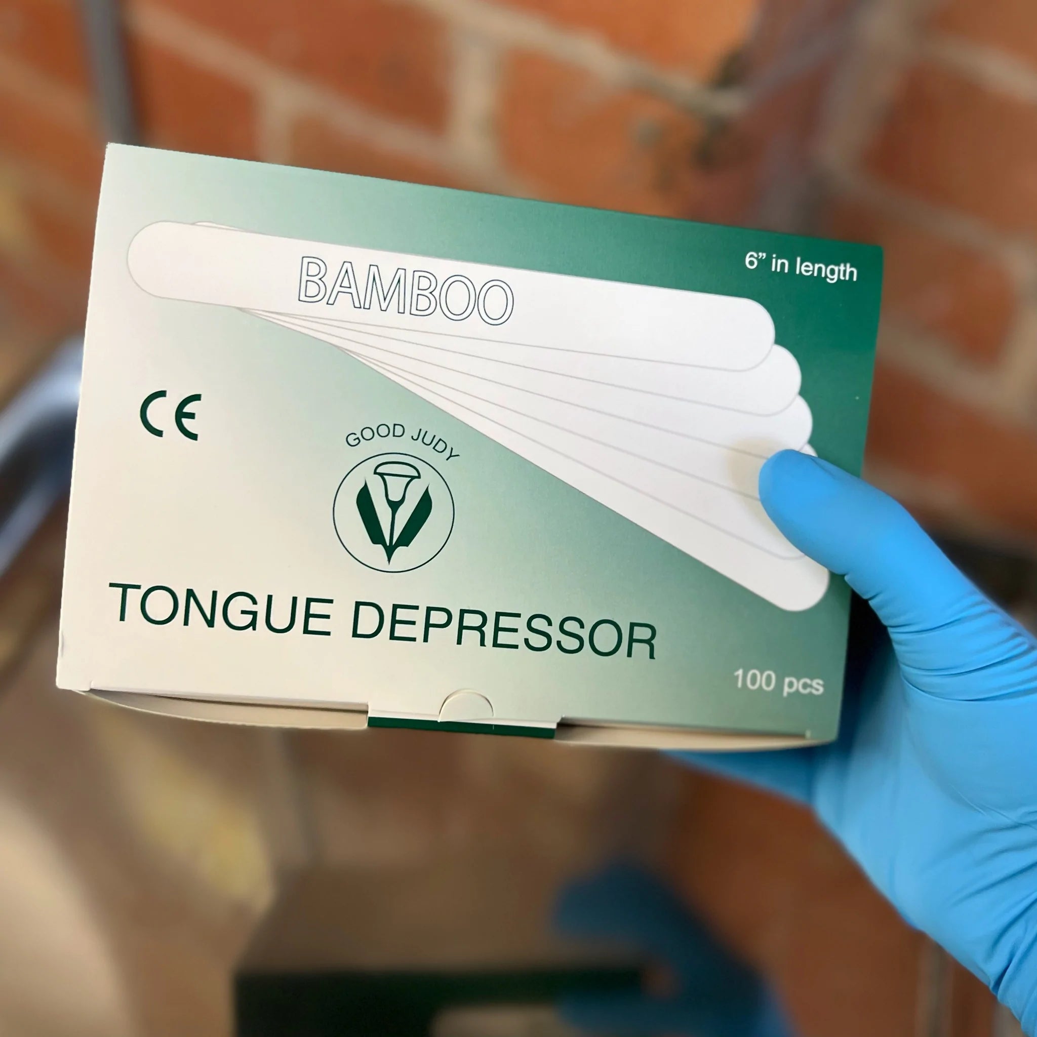 Premium Bamboo Tongue Depressors for Medical Exams, Crafts & DIY Projects - 100-Pack Natural Wooden Sticks for Doctors, Artists & Home Use