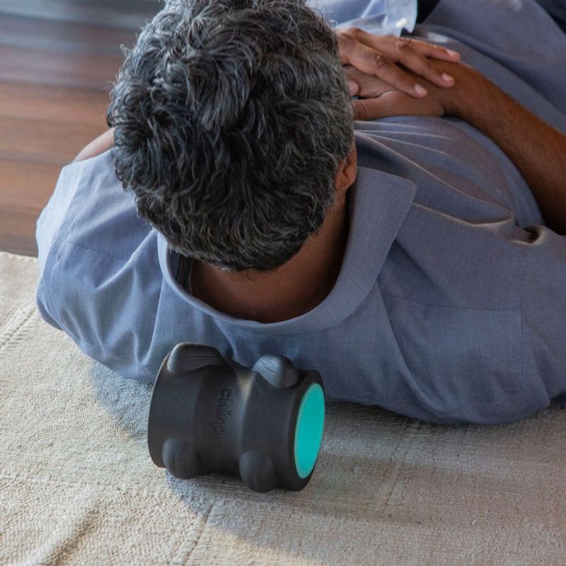 Chirp Wheel XR 4 Inch Back and Neck Massager for Pain Relief - Perfect for Office, Home & Travel Use to Relieve Tension Headaches and Muscle Stiffness