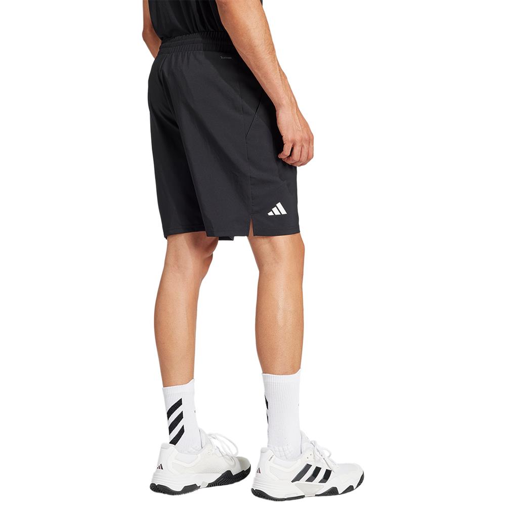 Adidas Men's Club 3 Stripe 9 Shorts - Black | Athletic Casual Shorts for Running, Gym & Everyday Wear