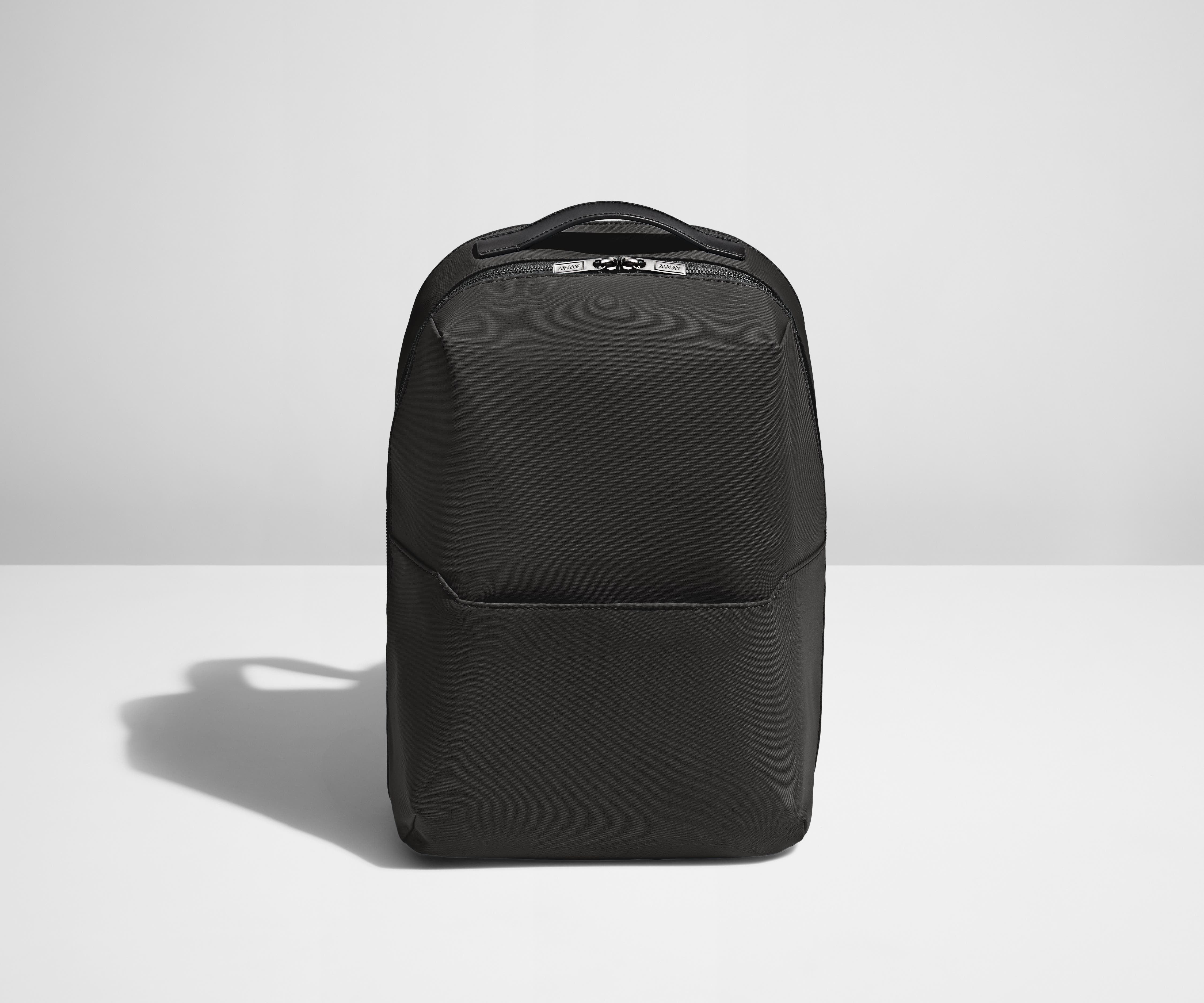Jet Black Everywhere Zip Backpack - Lightweight Waterproof Travel Backpack for Hiking, Commuting & College - Perfect for Outdoor Adventures & Daily Use
