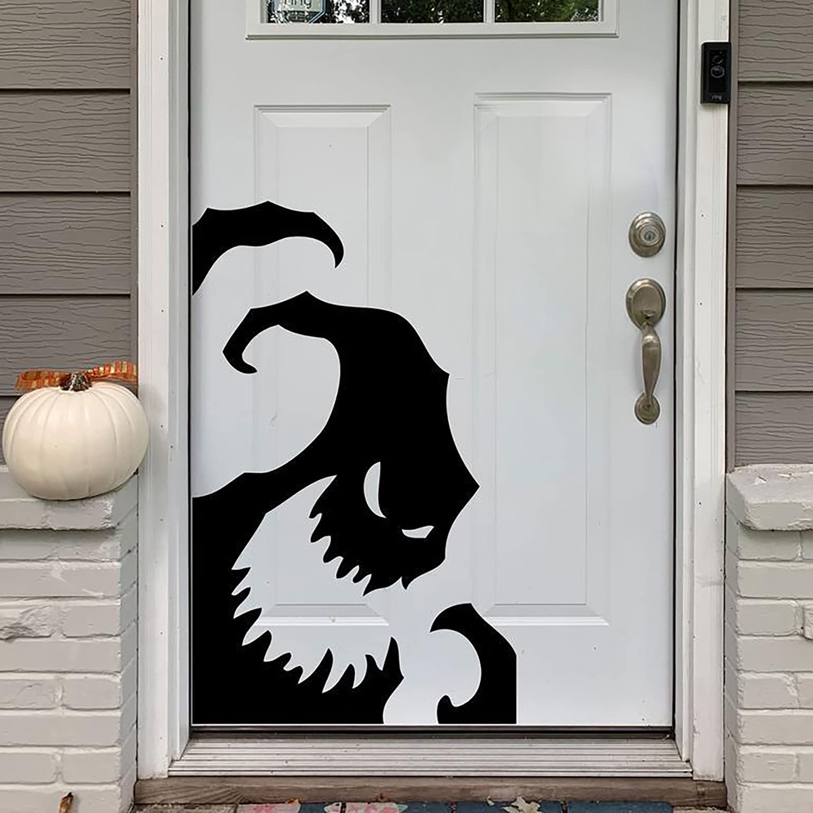 Spooky Halloween Ghost Window Decals - DIY Vinyl Wall Stickers for Party Decorations, Glass Mural Art & Home Atmosphere - Perfect for Kids' Room, Classroom & Halloween Party Decor (Set B)