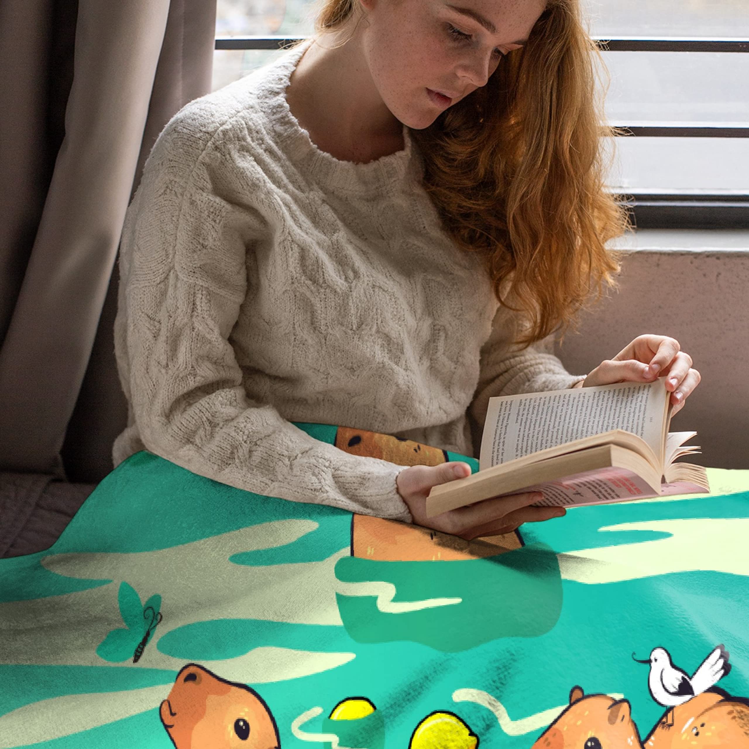 AMITAYUS Ultra Soft Flannel Fleece Blanket 50