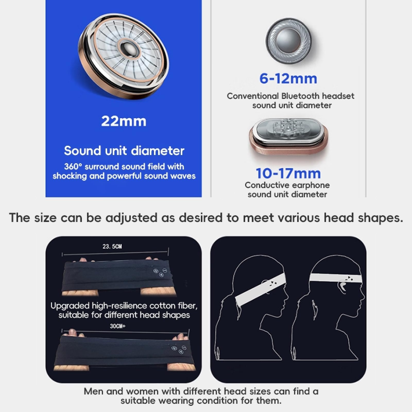 Wireless Bluetooth Sports Headband Headphones with Built-in Speakers - Turban Style Sleep Headphones for Workout, Running, Jogging, Yoga, Meditation, Sleeping & Travel - Comfortable & Sweatproof (Black) - Perfect for Nighttime Relaxation & Active Lifestyles