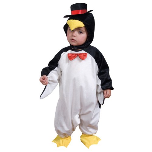 Adorable Penguin Costume for Toddlers & Babies - Warm Winter Penguin Onesie for Kids - Perfect for Halloween, Christmas & Themed Parties