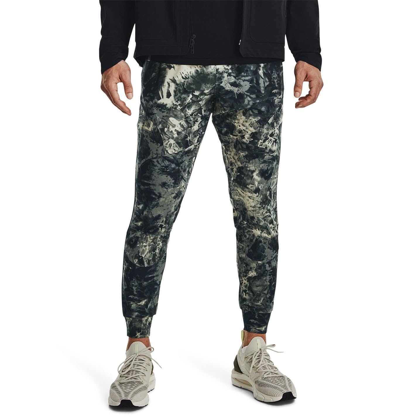 Under Armour Men's UA Unstoppable Jogger Pants - Gray/Black - Medium - Moisture-Wicking & Breathable for Running, Gym & Casual Wear