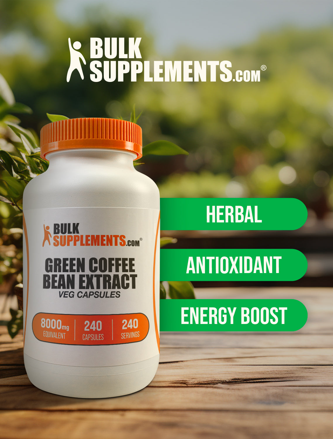 Premium Green Coffee Bean Extract Capsules for Weight Loss & Energy Boost - 100% Pure Natural Supplement for Metabolism Support - Ideal for Daily Wellness & Fitness Routines