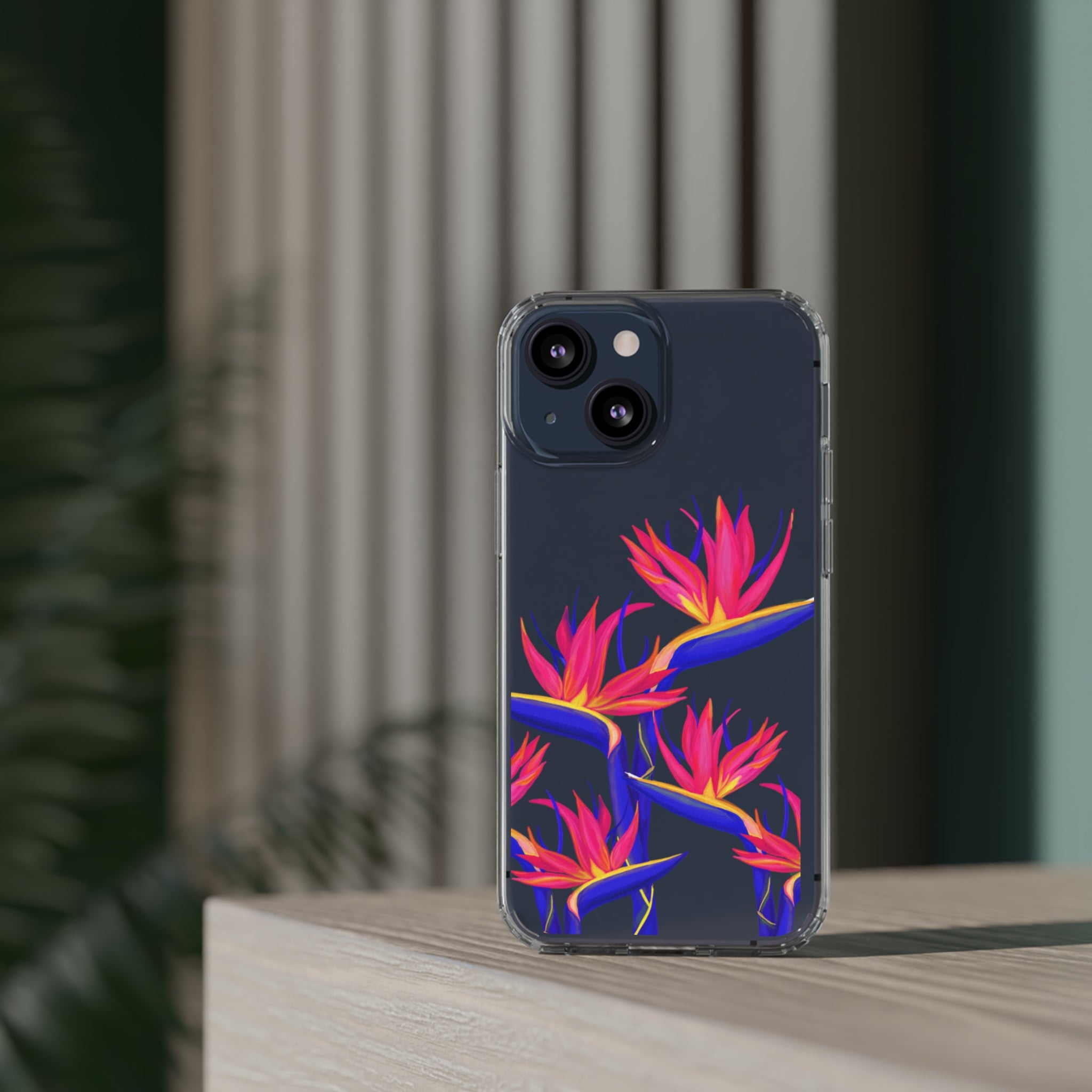 Pua Manu Neon Clear Phone Case - Shockproof & Scratch-Resistant Protective Cover for iPhone & Samsung - Perfect for Outdoor, Travel & Daily Use