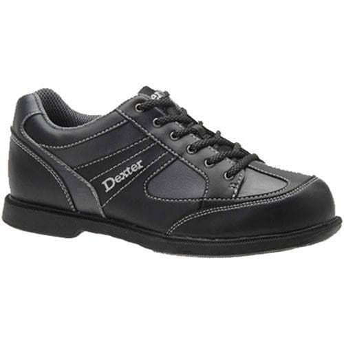 **Dexter Pro Am II Men's Bowling Shoes - Left Hand, Black & Grey - Perfect for League Play & Tournament Bowling**