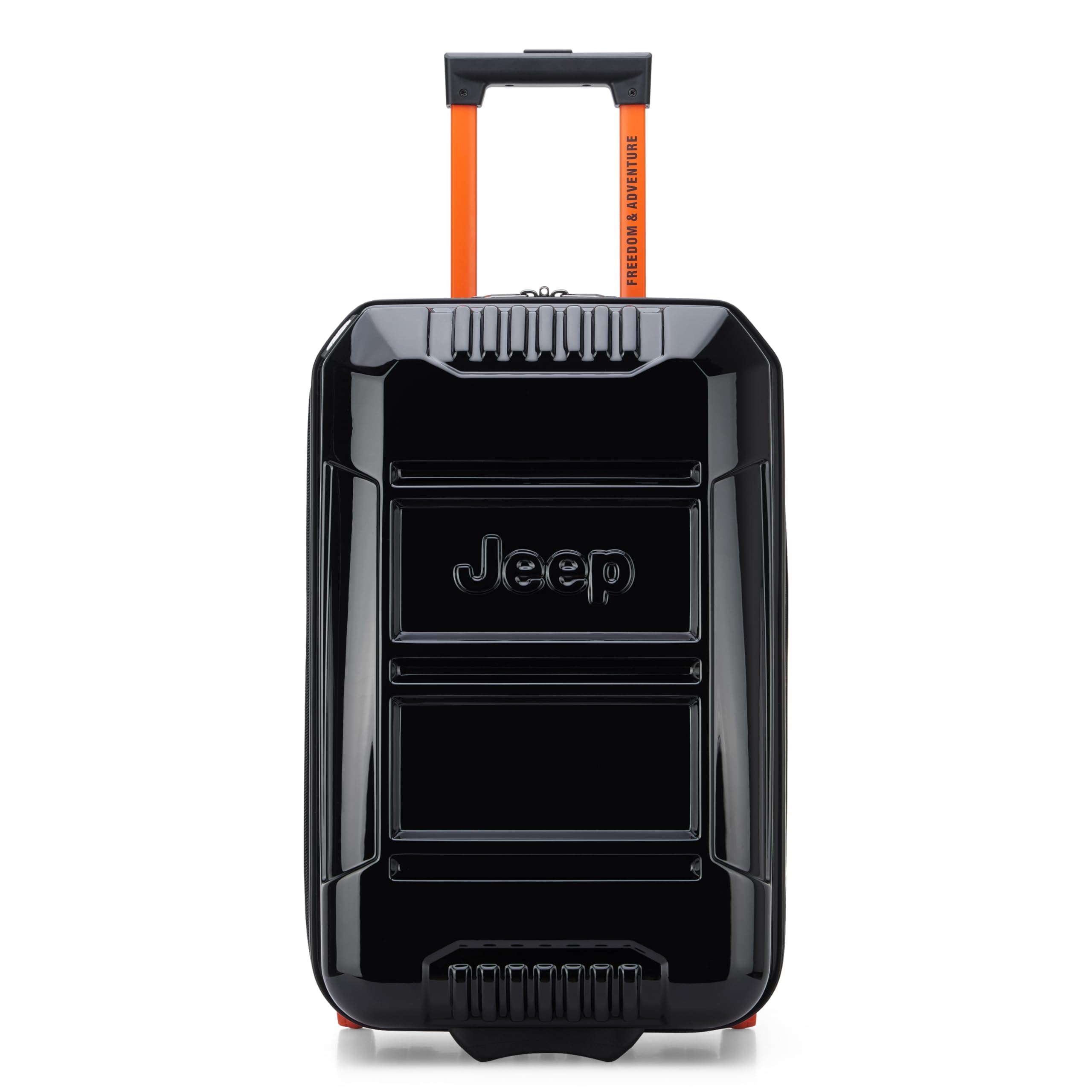 Jeep JH003B 20 Inch Black Hardside Expandable Carry-On Luggage with 2 Wheels - Perfect for Air Travel, Business Trips & Weekend Getaways