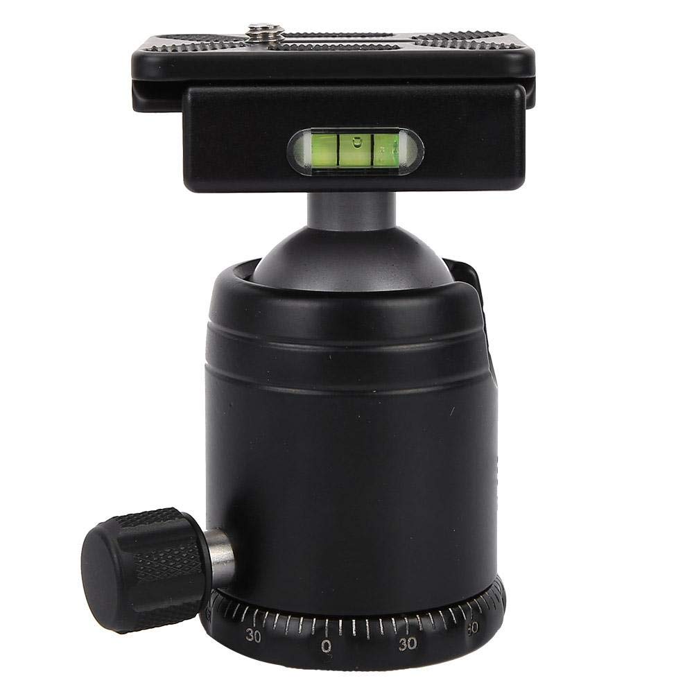360 Degree Rotating Panoramic SLR Camera Tripod Ball Head with Quick Release Plate - 36mm Sphere & 60mm Plate for DSLR Photography, Vlogging, and Outdoor Shooting