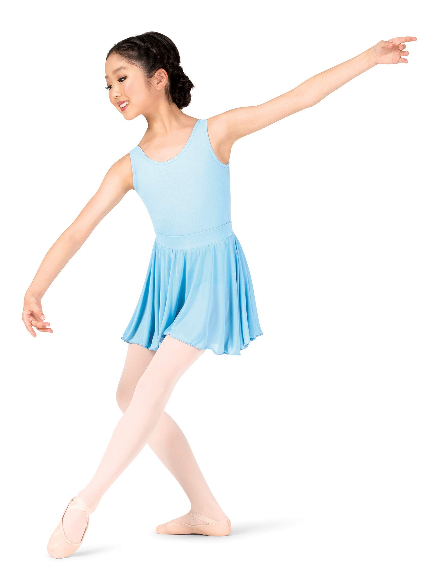 Girls Mesh Ballet Skirt - Pull-On Dance Tutu for Performance & Practice